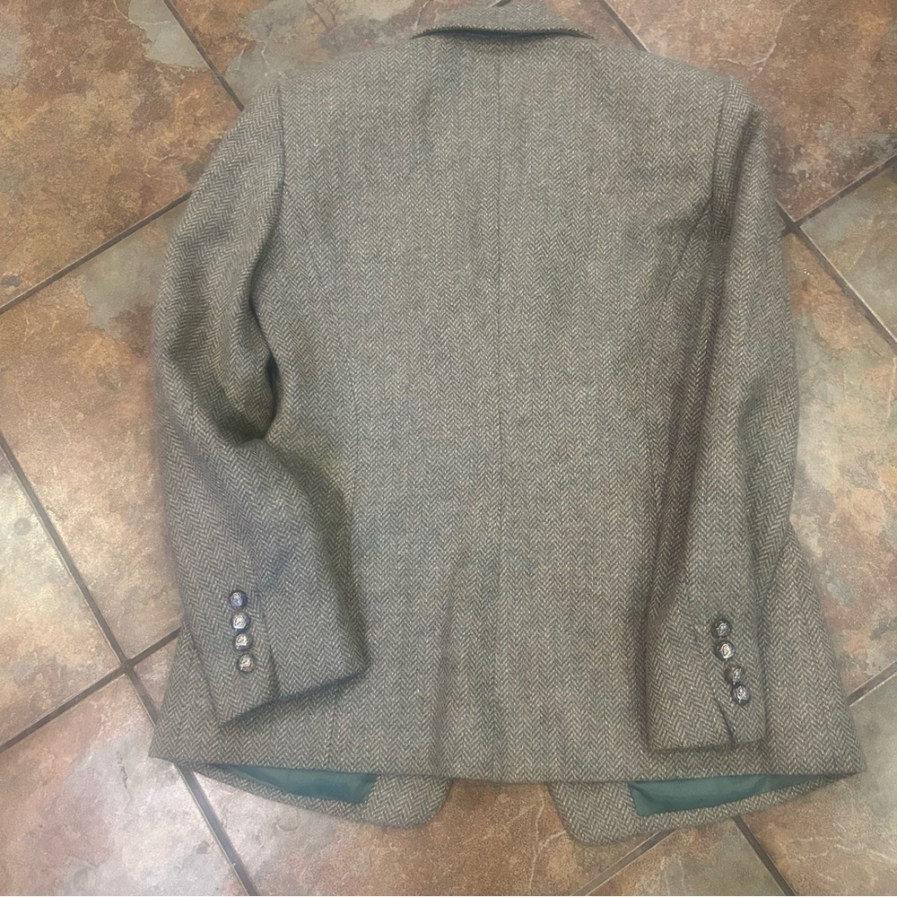 Lauren Ralph Lauren Lambswool Women's Blazer 6P Tweed Fall Jockey Academic - Picture 6 of 8